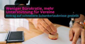 Entbürokratisierung für Vereinsfeste in Markt Schwaben Antrag auf schnellere Schankerlaubnisse
