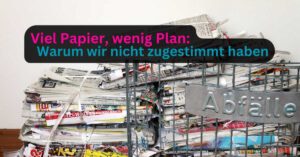 ZMS Viel Papier, wenig Plan Amtsblatt Mitteilungsblatt